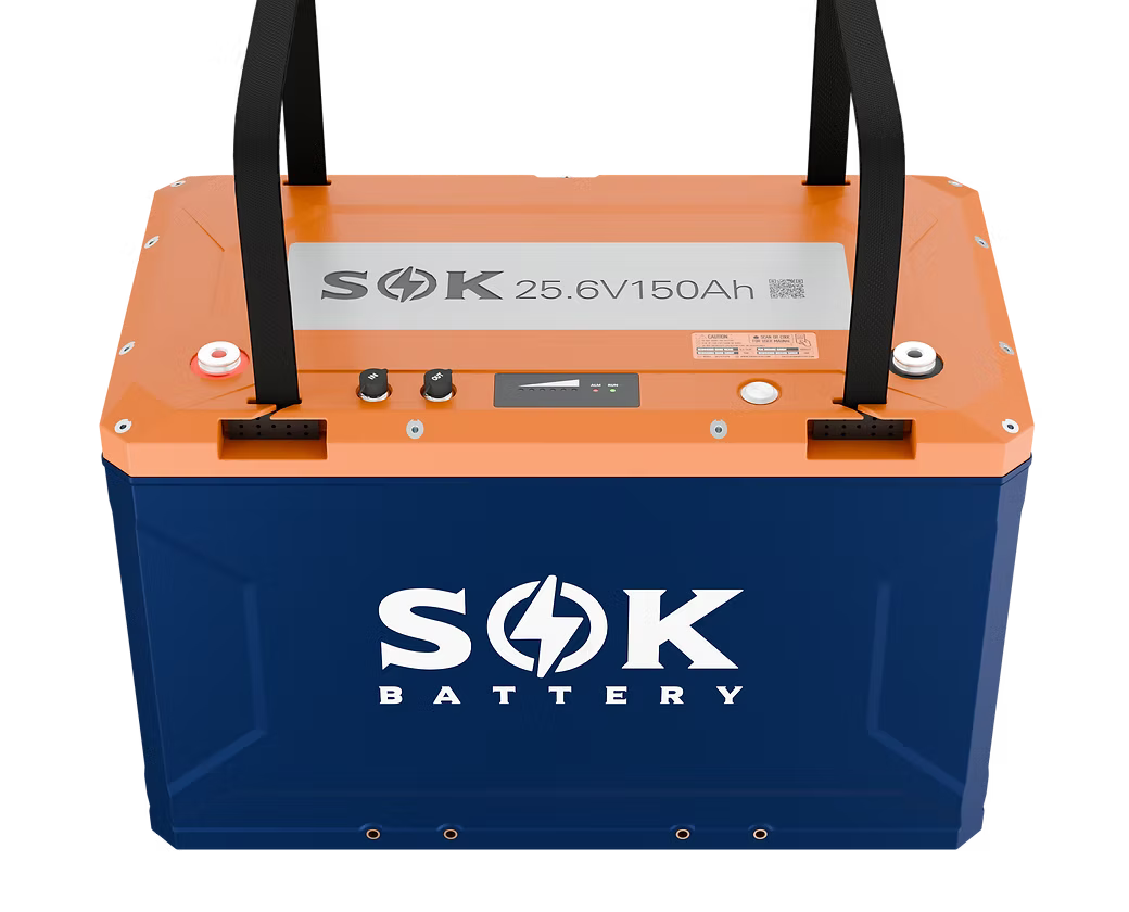 SOK Battery 150Ah Lithium Battery (24-Volt) with Victron Communication