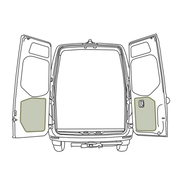 Sprinter - Rear Door Storage Panel - Lower - 2019+ VS30 (Pair)