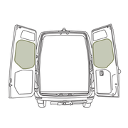 Sprinter - Rear Door Storage Panel - Middle - 2019+ VS30 (Pair)
