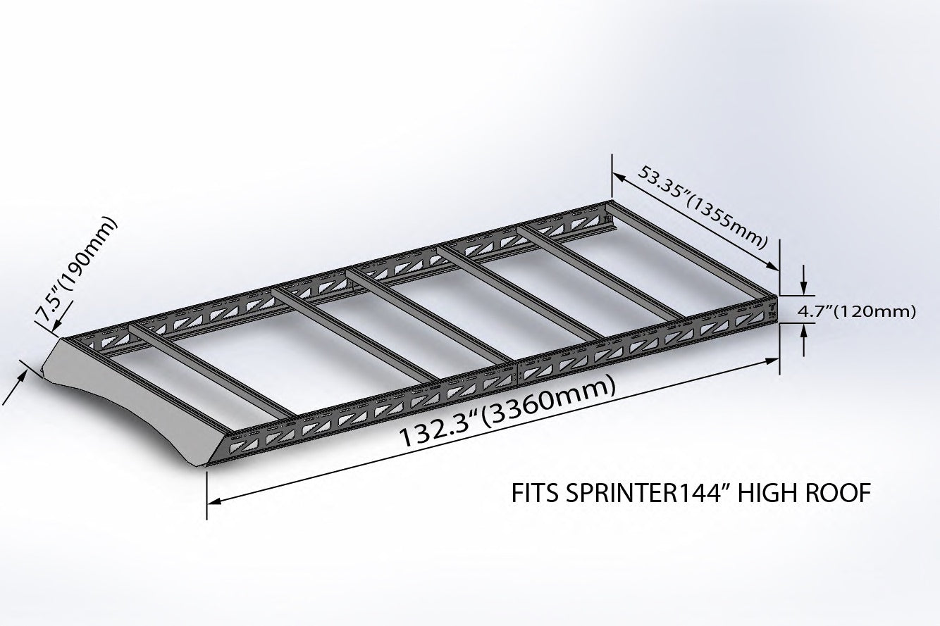 Tec Vanlife Modular Roof Rack - Mercedes Sprinter
