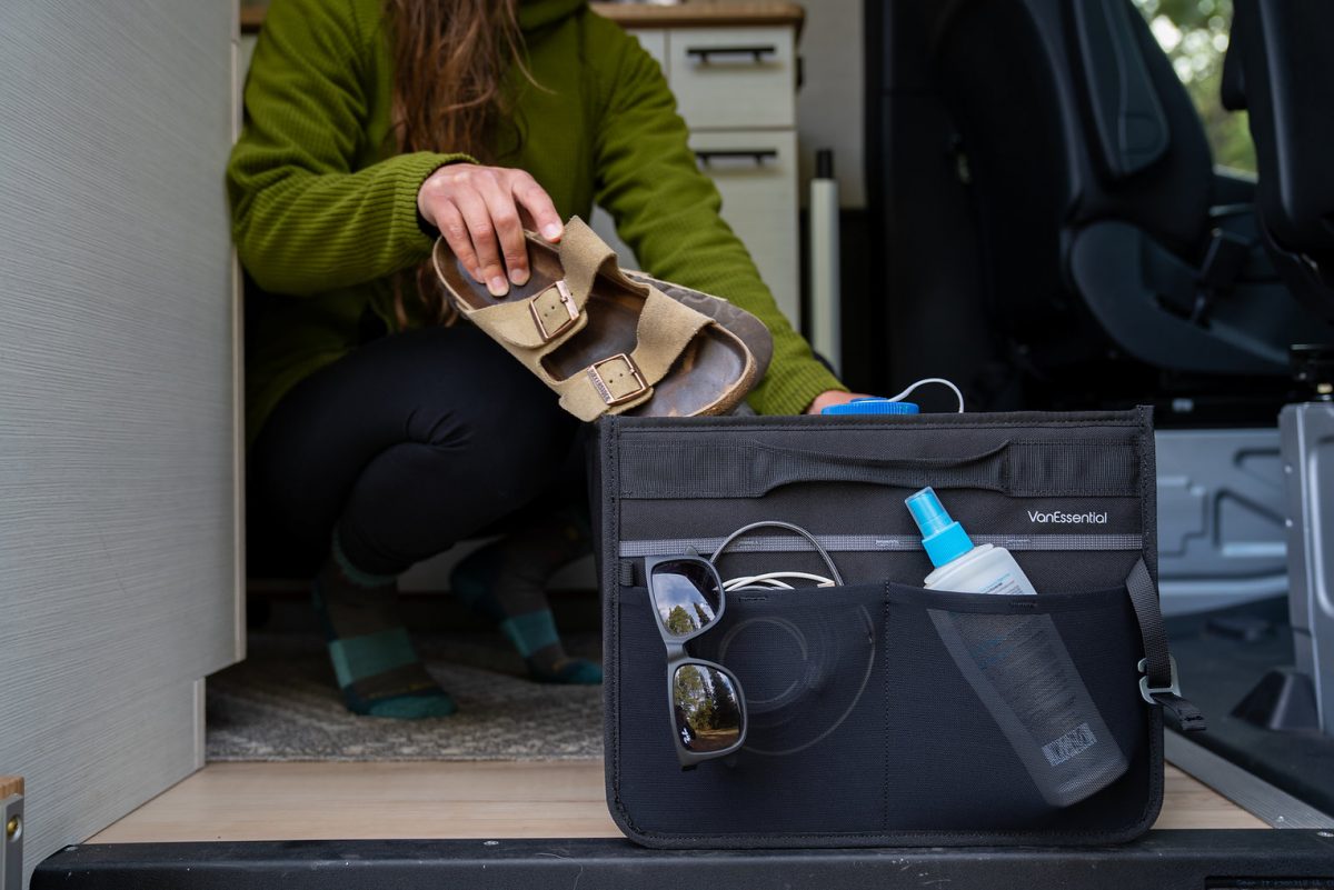 Under Seat Collapsible Floor Storage Box
