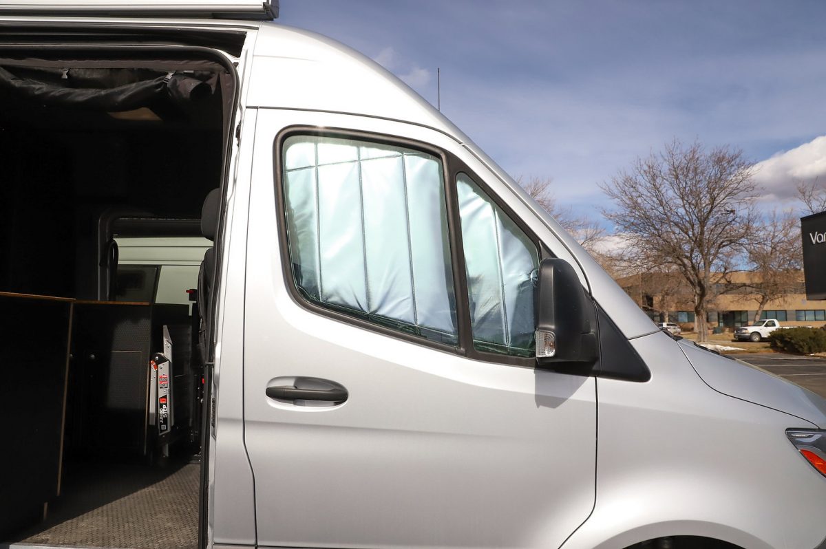 VanEssential Mercedes Sprinter Front Door Window Covers (Pair)