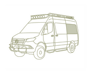 VanEssential Mercedes Sprinter Rear Quarter Panel Window Cover