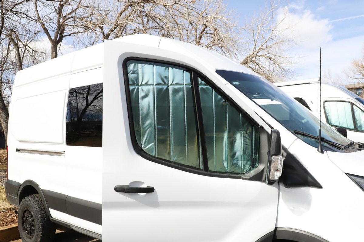 VanEssential Ford Transit Front Door Window Covers (Pair)