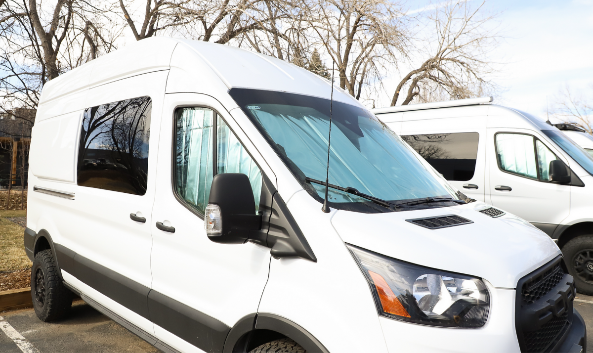 VanEssential Ford Transit Front Windshield Cover