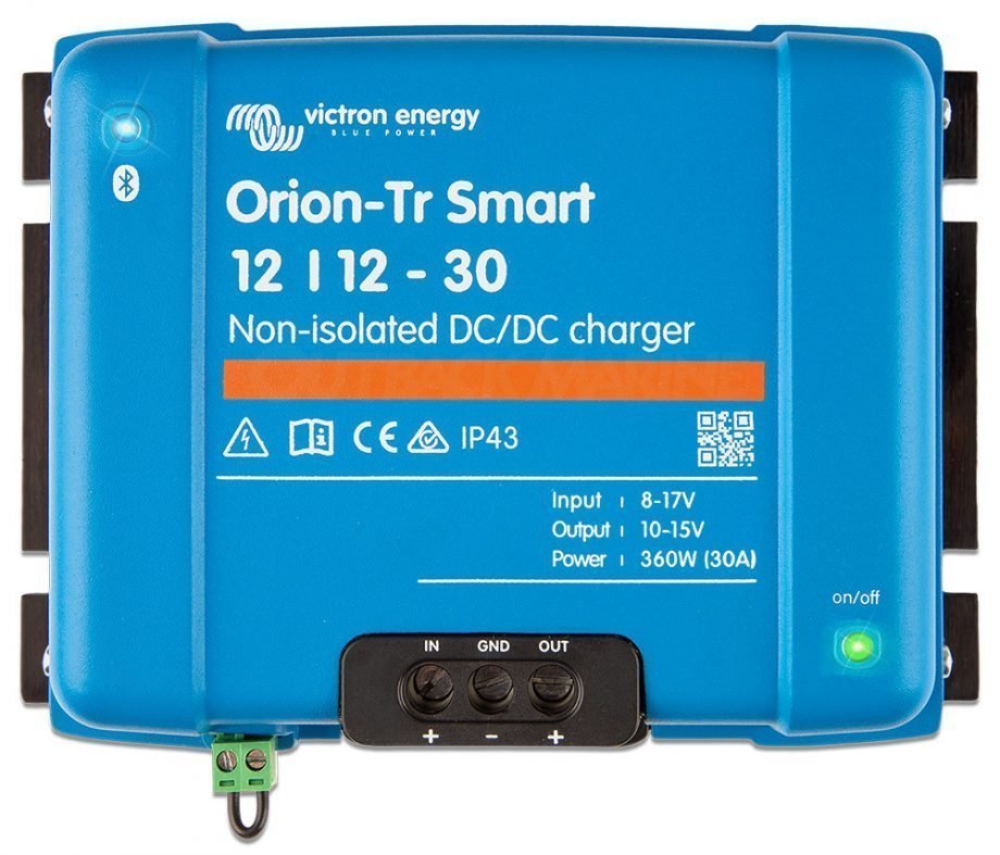 Victron Energy Orion-Tr Smart 12/12/30 - Non-Isolated - 30 Amp DC-DC Charger