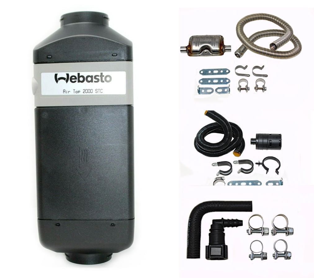 Webasto Air Top 2000 STC - Diesel Heater - Promaster or Sprinter Van  Install Kit