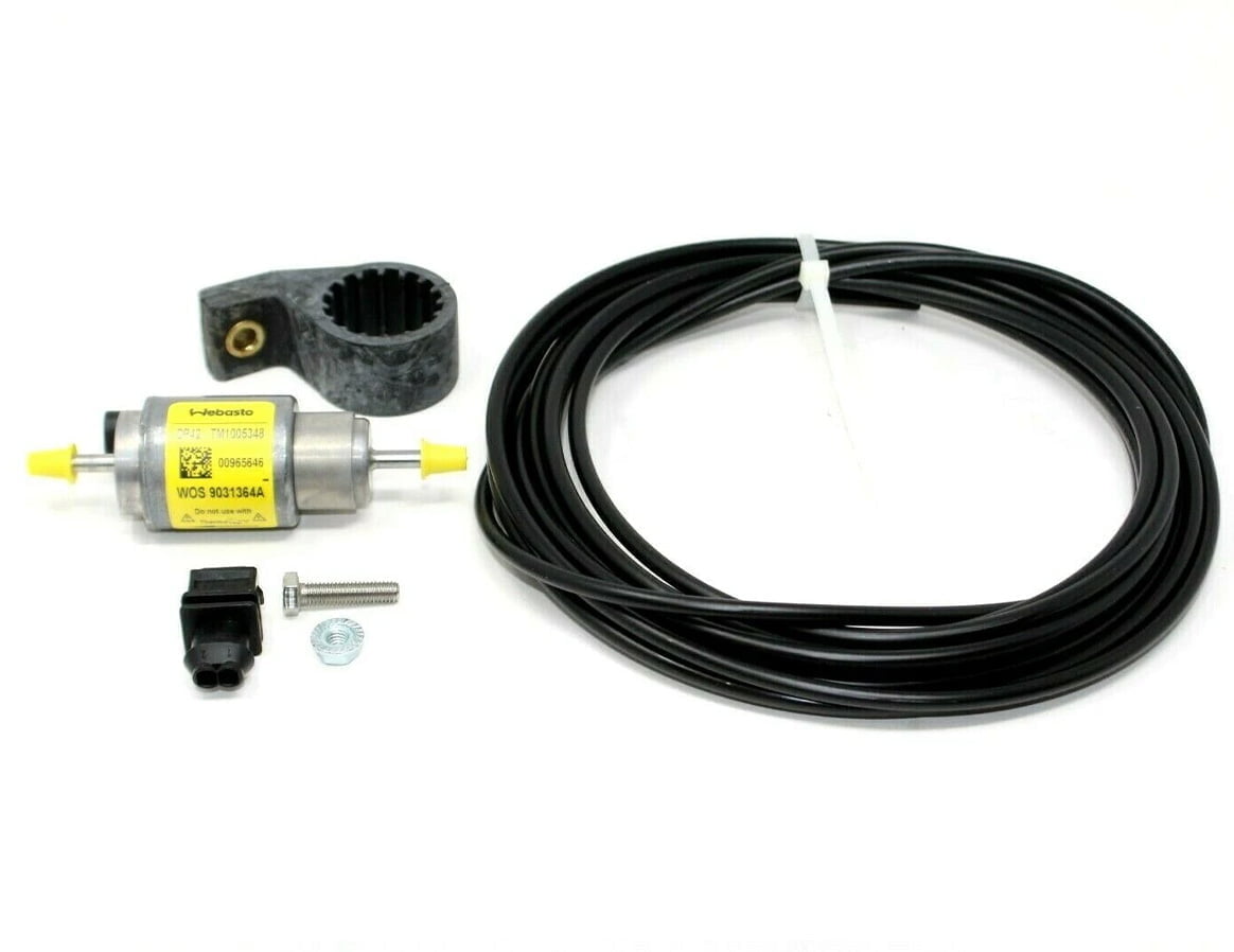 Webasto Air Top 2000 STC Gasoline Petrol Heater Kit with Rotary Control and  Flat Mounting Plate