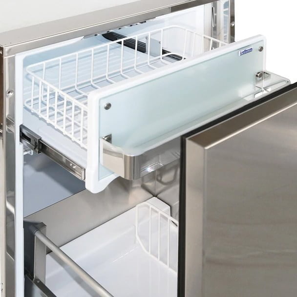 Isotherm Drawer 130 Clean Stainless Steel 4.6 cu ft Refreigerator