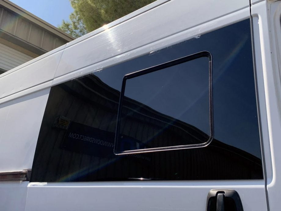 AM Auto - Promaster - Passenger Side - Forward Window - Half Slider w/ Screen