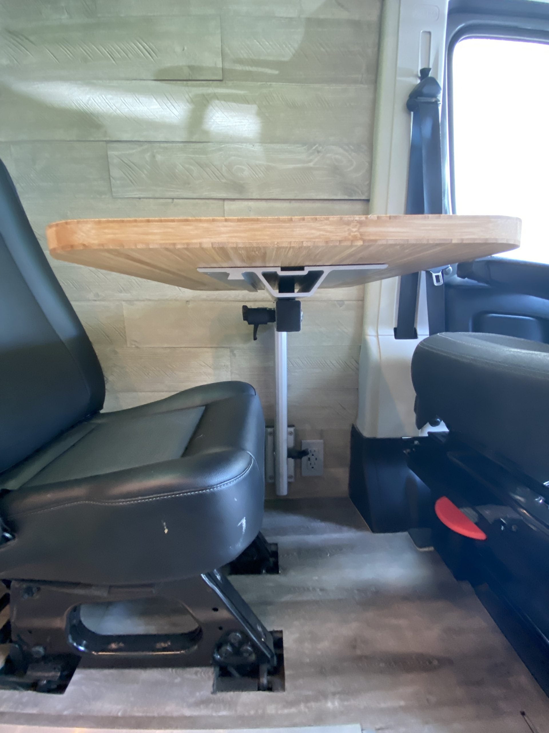 osemar Tables amovibles pour camping-car avec support de table Lagun en  aluminium et panneau de table en polyéthylène