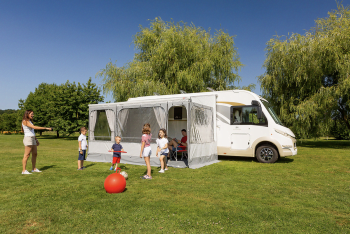 Store Fiamma F45L Blanc 5m Royal Grey Camping-cars Fourgons