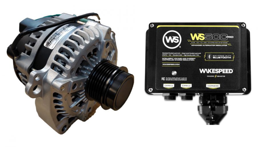 Nations Alternator with Wakespeed WS500 Pro Regulator (12-Volt)
