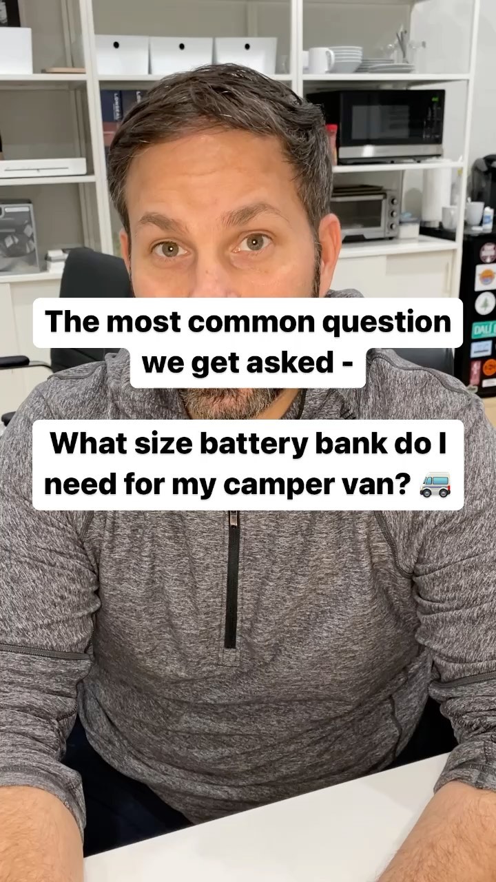 The most common question we get daily is, what size battery bank should I get for my camper van? 🚐  How many AMP hours am I going to need? What size solar system should I get? The answer is pretty simple, but it does take a few steps to get there. We created a blog post that goes through how to do a load calculation; we also have a really cool spreadsheet that lets you plug in all of the numbers from all your devices and appliances  and how many hours, or minutes you’re going to be using them daily. Then it also lets you plug in what kind of devices you’re going to have to recharge your batteries, and at the end, it auto-calculates all your numbers for you. After that, we can give you a pretty good recommendation on what size battery bank you’re going to need. 😊To get access to this FREE resource, visit vanlifeoutfitters.com/blog or visit the link in our BIO 📲Visit our website to learn more and for other essential and exclusive vanlife products, including electric, insulation, flooring, cooking, and more! Link in bio 📲Follow @vanlifeoutfitters for daily tips, inspiration, and all things Vanlife. 🚐To get features, use #Vanlifeoutfitters or tag us @vanlifeoutfitters 📲••••••• #vanlifeshot#mercedessprintervan #sprintervan #sprintervanconversion #vanlifediaries #sprintervandiaries #homeonwheels #vanproject #vanconversions #vanlifeideas #vancrush #vanlifemovement #vanlifedistrict #letsbenomads #vanlifecamper⁣#vanlifevirals #vanlifemagazine #thevanlifeapp #vanlifejournal