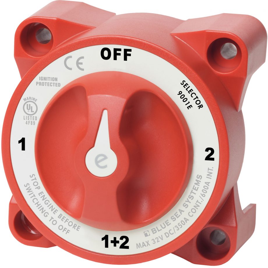 Blue Sea 9001e Battery Switch (3-Position)