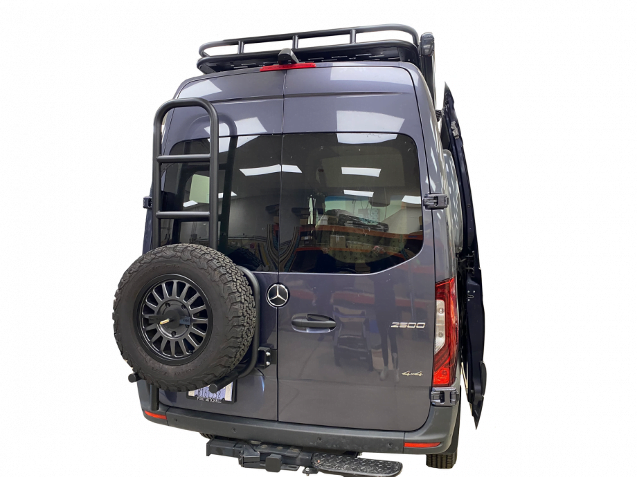 Rover Vans Ladder & Tire Carrier (Mercedes Sprinter)