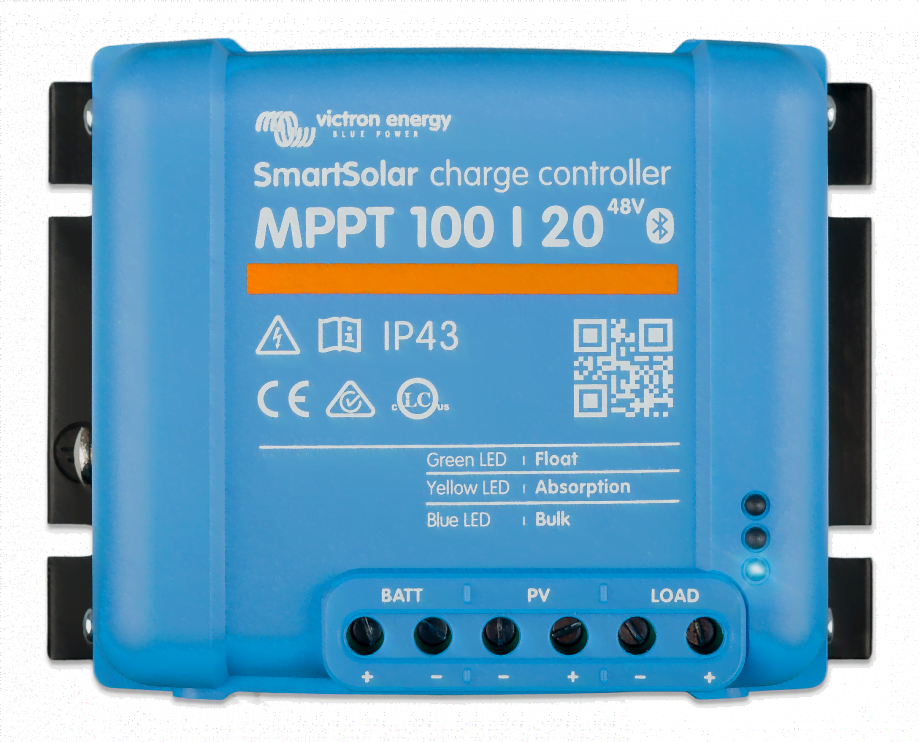 Victron Energy SmartSolar MPPT Charge Controller 100/20 (Up to 48 Volts)