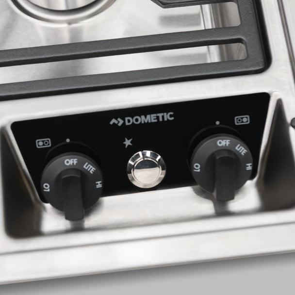 Dometic Drop-In Cooktop - Stainless - Propane - 2-Burner