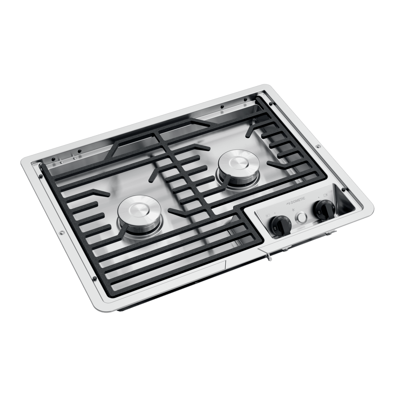 Dometic Drop-In Cooktop - Stainless - Propane - 2-Burner