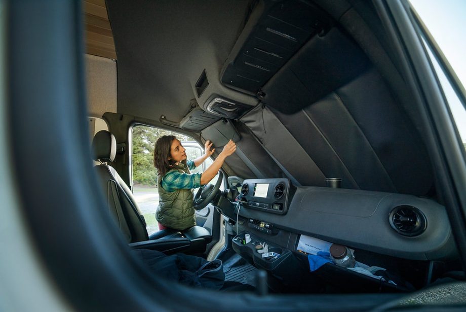 VanEssential Ford Transit Front Cab Window Covers Kit