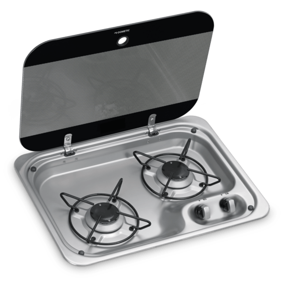 Dometic Drop-In Cooktop - Stainless - Propane - 2-Burner