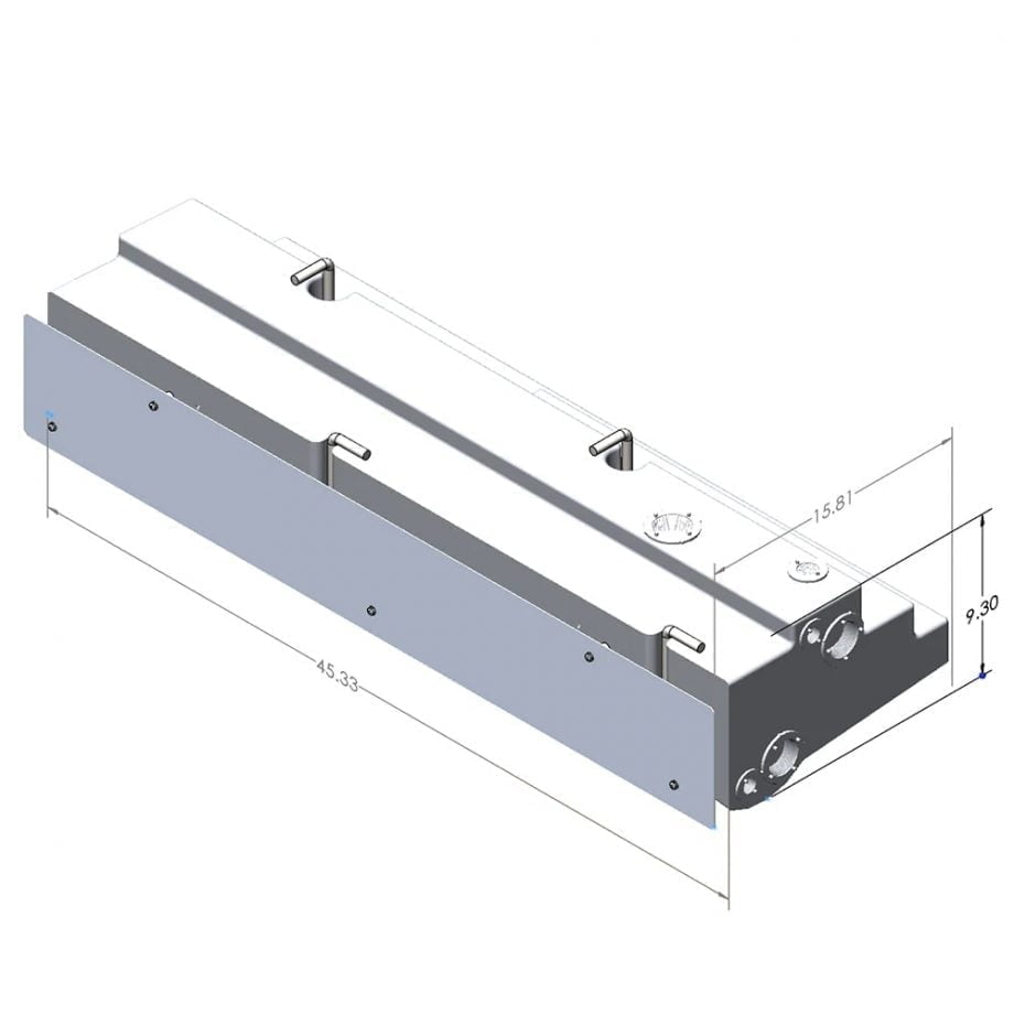 16 Gallon Undercarriage Water Tank - Sprinter (Passenger Side)