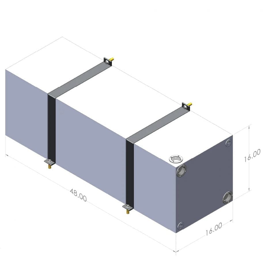 35 Gallon Wheel Well Water Tank - Sprinter/Transit (Driver or Passenger Side)