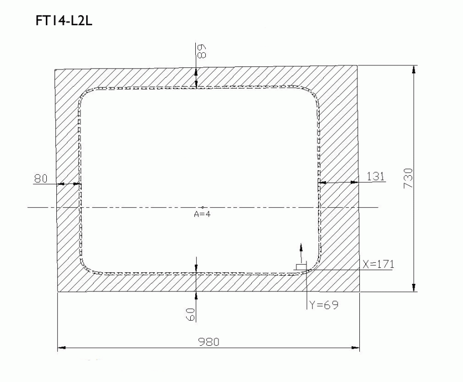 AM Auto - Ford Transit - Driver Side - Middle Window - Fixed Glass - 148" & 148" EXT WB