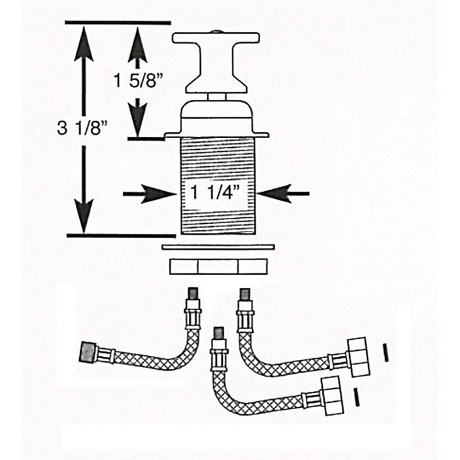 Scandvik Compact Shower Mixer Valve