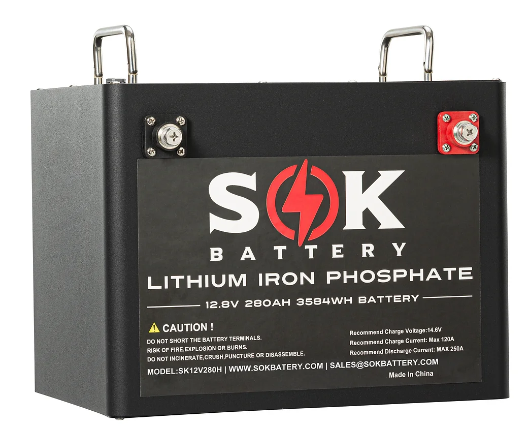 SOK Lithium Battery - 280Ah - Heated Batteries with Bluetooh