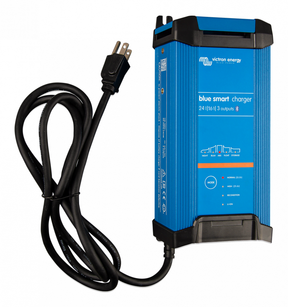 Victron Energy Blue Smart IP22 Charger - 24-Volt, 16 Amp (3x Output)