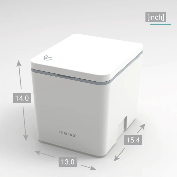 Trelino Evo M Portable Composting Toilet (White or Dark Gray) - Vanlife  Outfitters