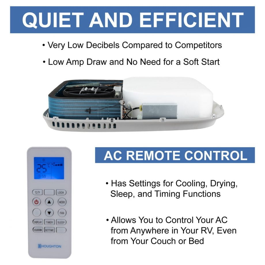 RecPro Houghton - 48-Volt - Air Conditioner with Heat Pump
