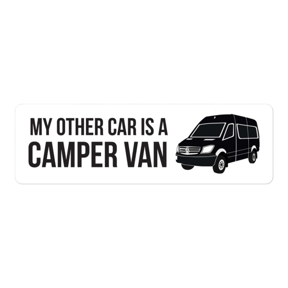 My Other Car is a Camper Van Sticker