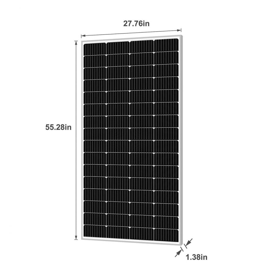 Newpowa 200 Watt 24V Monocrystalline Solar Panel