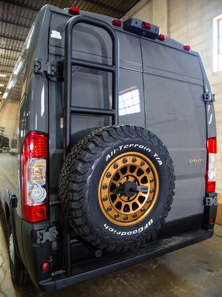 Rover Vans Ladder & Tire Carrier (Ram Promaster)