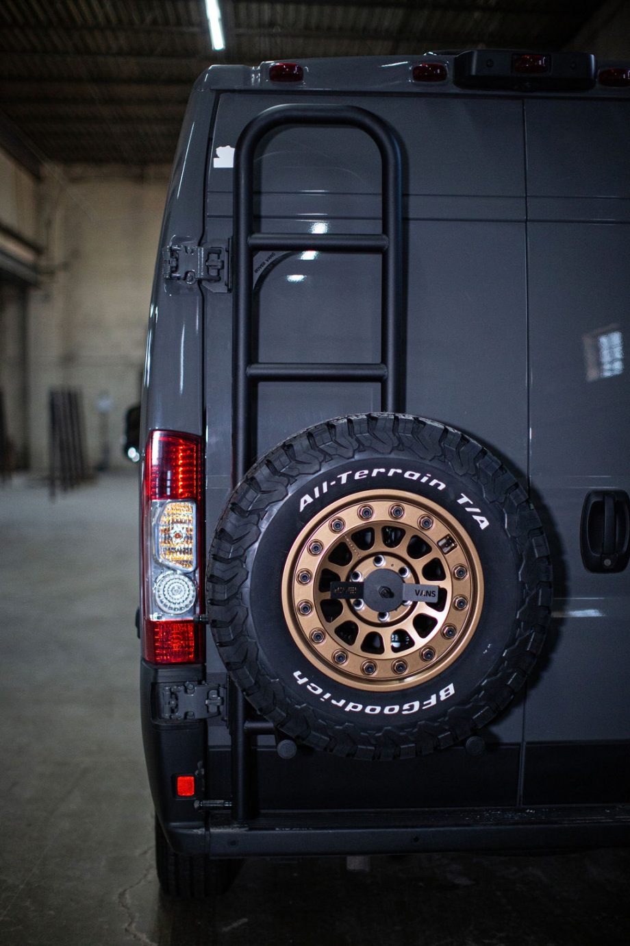Rover Vans Ladder & Tire Carrier (Ram Promaster)