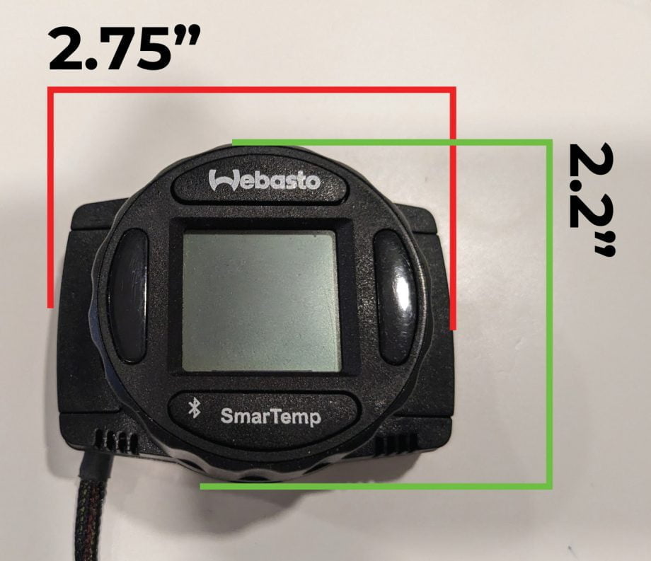 Webasto Air Top 2000 STC Gasoline Heater (Altitude Adjusted for 6,400′) with SmarTemp 3.0 Controller