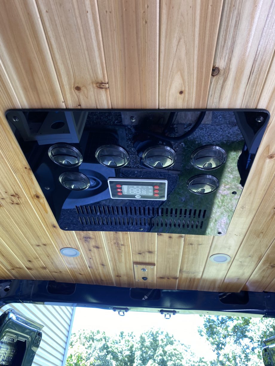 Flush Mount Faceplate for Mabru RV 12000 Air Conditioner (Black)(CLEARANCE)