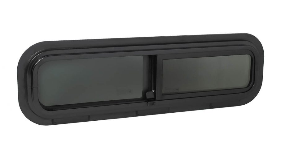 AM Auto - Universal - Passenger Side - Bunk Window - Half Slider w/ Screen -  30 3/4" x 9 1/2"
