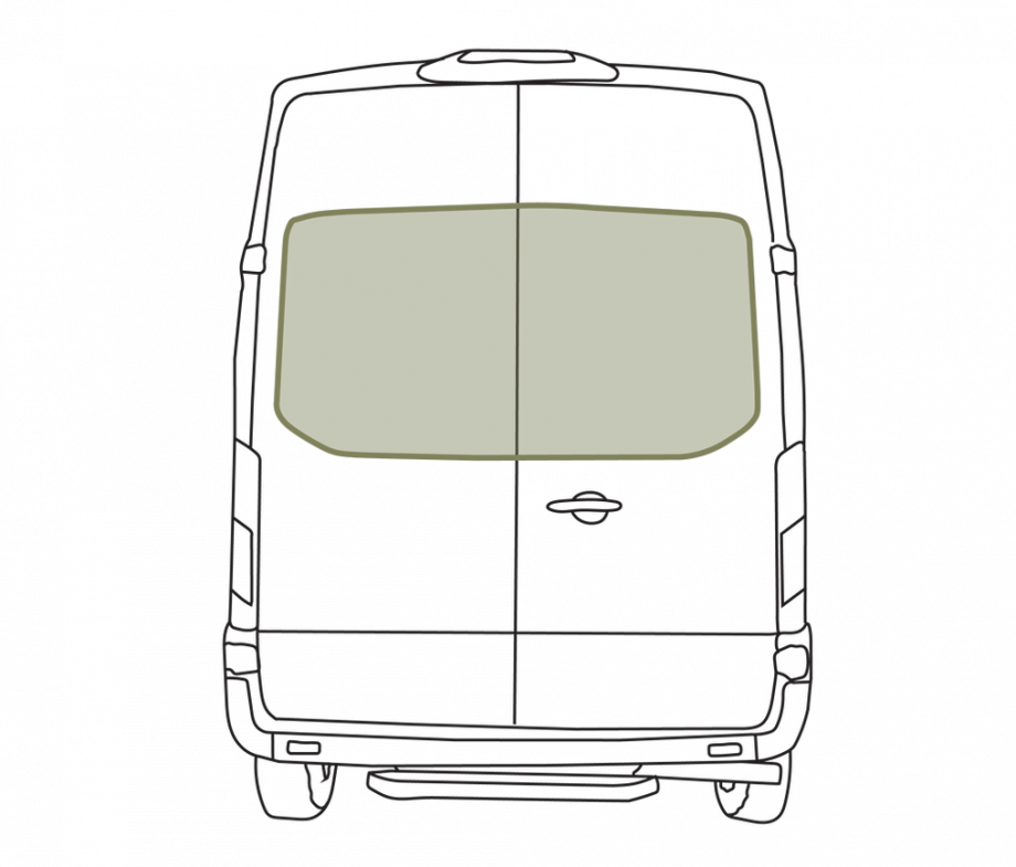 VanEssential Ford Transit Rear Door Window Covers (Pair)