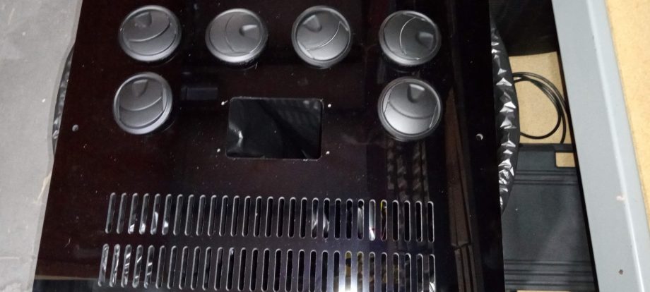 Flush Mount Faceplate for Mabru RV 12000 Air Conditioner (Black)(CLEARANCE)