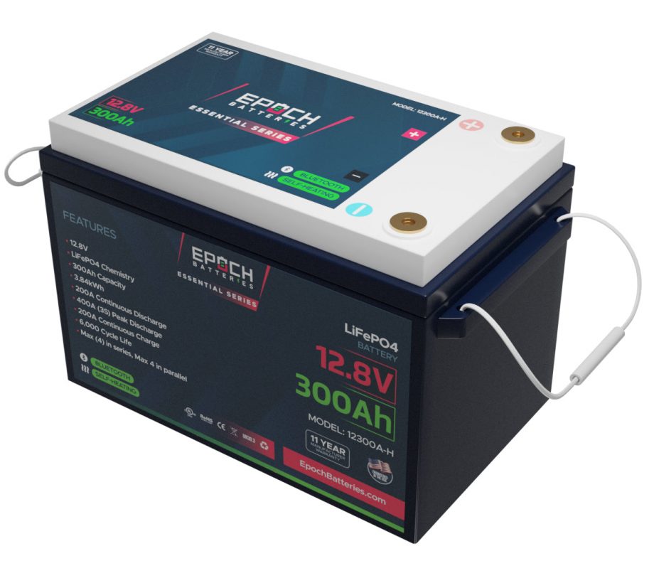 Epoch 300Ah Lithium Battery (12-Volt)