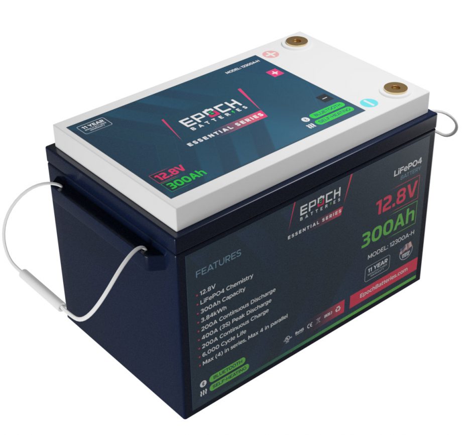 Epoch 300Ah Lithium Battery (12-Volt)