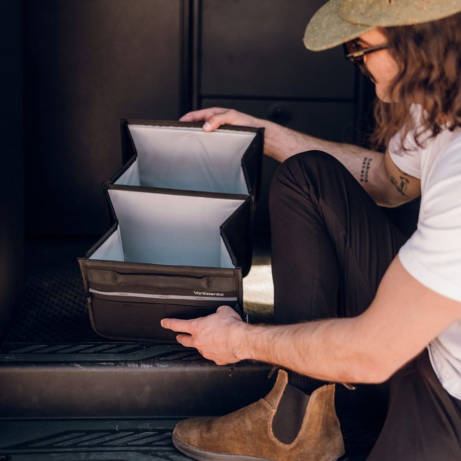 Under Seat Collapsible Floor Storage Box