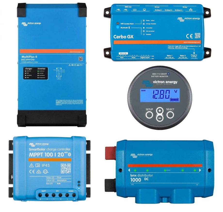 24-Volt Victron Energy Bundle (Internal BMS Batteries)