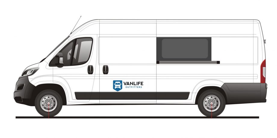 AM Auto - Promaster - Driver Side - Middle Window - Fixed Glass - 159" & 159" EXT WB w/ Driver Side Sliding Door